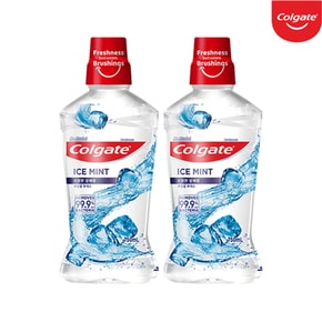 가글 구취 입냄새 제거 마우스워시 아이스민트 750ml 2개