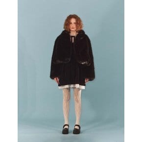 Faux Fur Jacket_Black