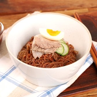 냉면家 매콤한 메밀 비빔냉면 5인분 (사리160gx5봉비빔장300g)