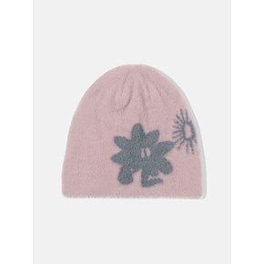 Cali Shaggy Beanie Pink