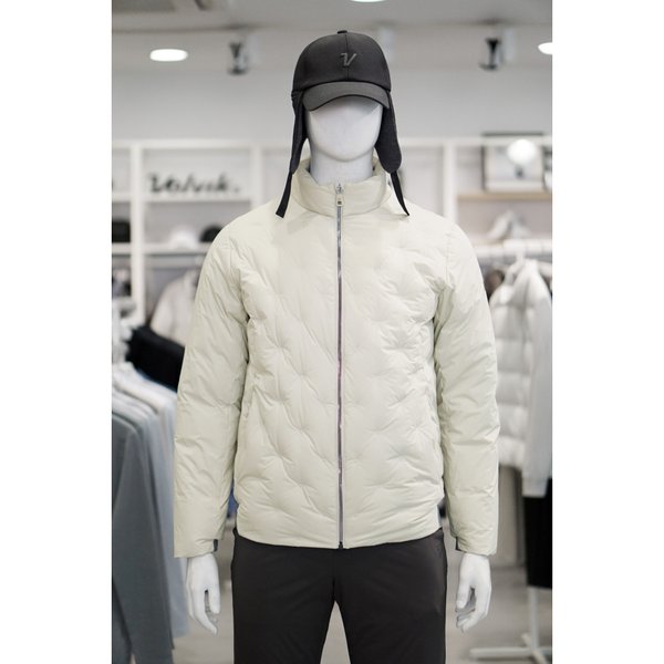 [여주점] 골프웨어 남성 골프 V패턴 자수 다운 점퍼 WPA05