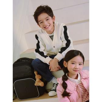 빈폴키즈 *SSG몰특가*[BEANPOLE KIDS]져지소재 가디건  아이보리 (BI4141U060)