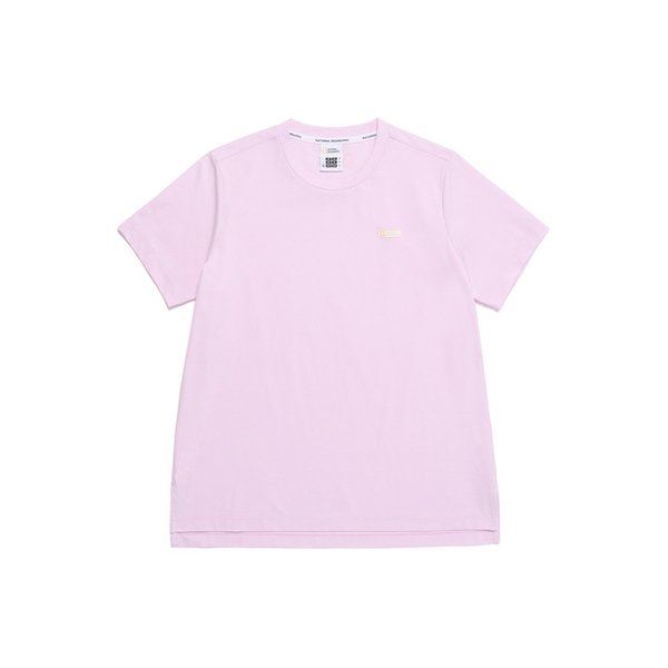 N252WTS930 여성 COOL MAX 스몰로고 반팔 티셔츠 LAVENDER