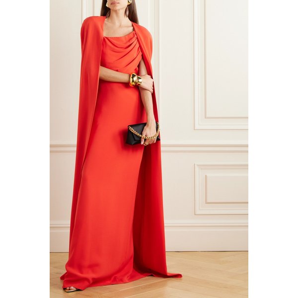 오버사이즈 실크 조르제트 케이프 1647597316312488