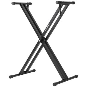 MKS112 원터치 쌍열 디지털 피아노 스탠드 전자 키보드 거치대 받침대