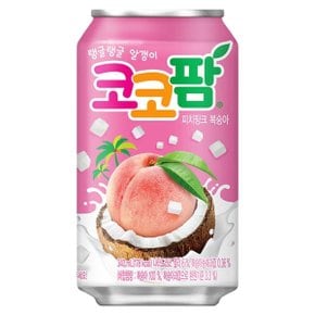 해태 코코팜 피치핑크복숭아 340ml x 24캔