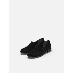 Soffy penny loafer Suede Black