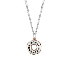 DONUT NEC SILVER92518K ROSEGOLD PLATED