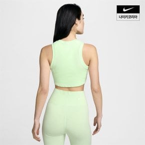 우먼스 나이키 스포츠웨어 에센셜 골지 크롭 탱크 NIKE FB8280-376