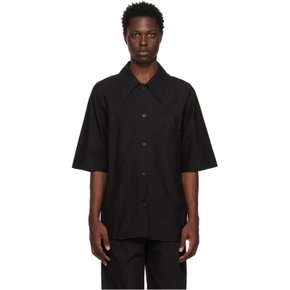 로우 클래식 SSENSE 익스클루시브 블랙 셔츠 LOW22SS_SH01DI BLACK