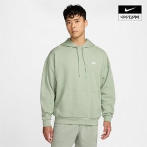 맨즈 나이키 클럽 플리스 오버사이즈 프렌치 테리 풀오버 후디 NIKE HJ1817-370