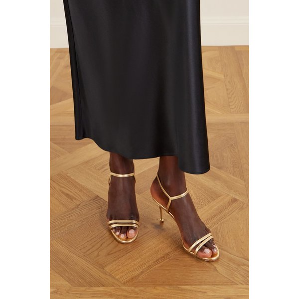 시아가로 메탈릭 가죽 샌들 46376663162966206