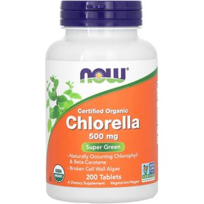 나우푸드 클로렐라 Chlorella 500mg(캡슐당) 200정