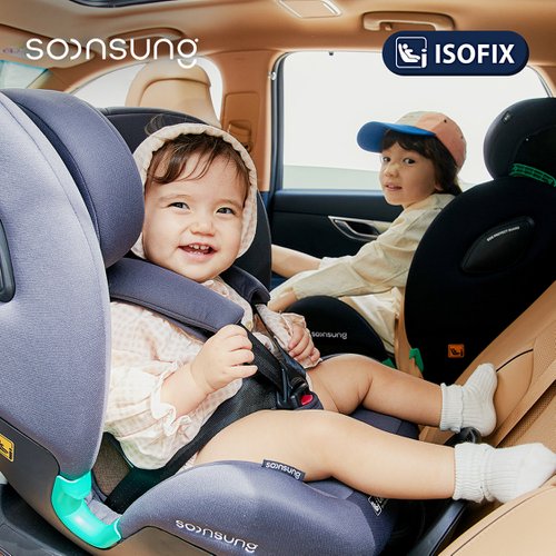 순성 우노 올인원 아이사이즈 회전형 카시트 ISOFIX / 선쉐이드+쿨시트+보호매트