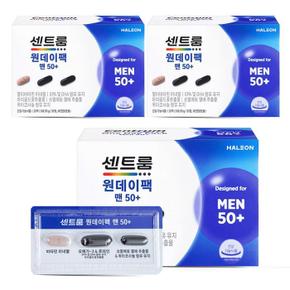 원데이팩 맨 50+ 30개입 3개 쏘팔메토 전립선 알티지 오메가3 루테인 G