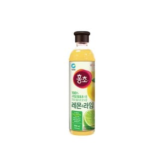 청정원 홍초 레몬&라임900ml
