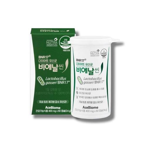 BNR17 비에날씬  유산균 400mg x 60캡슐 체지방감소 장건강(1)