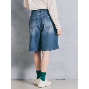 WD_Denim bermuda pants