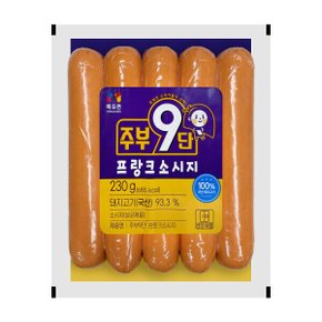 주부9단 프랑크 소시지 230g 캠핑요리 꼬치 햄