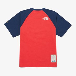 NT7UQ05U 키즈 마운틴 피크 숏 슬리브 라운드티 KS MOUNTAIN PEAK S/S R/TEE