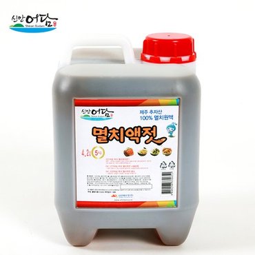  [신안새우젓]신안어담 멸치액젓 4.2L