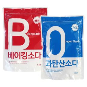 버블킹 베이킹소다1kg+과탄산소다 kg 세트 [WF36718][34461058]