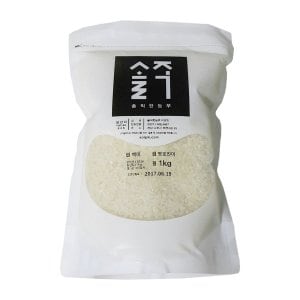 푸드공작소 미백 쌀 순결한 백미 1kg(지퍼백)