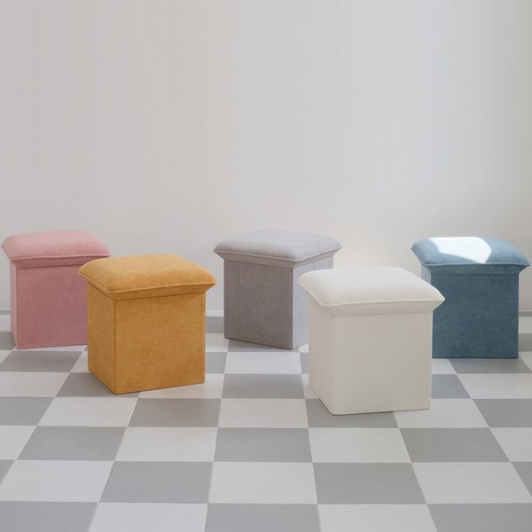 동서가구 테디 투웨이 수납 스툴 DF927308