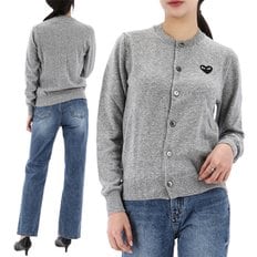 24FW  블랙 하트 와펜 가디건 AXN023 GREY AXN023GREY