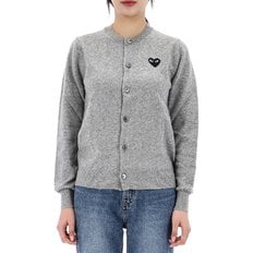 24FW  블랙 하트 와펜 가디건 AXN023 GREY AXN023GREY