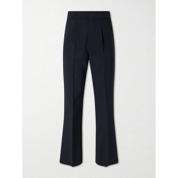 플레어 플리츠 울 블렌드 팬츠 46376663163017650