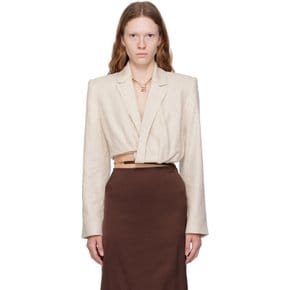 베이지 르 슈슈 라 베스트 바이아 코트 블레이저 23H233JA039-1358 130 Light Beige