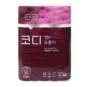 코디 도톰이 화장지 두루마리 3겹 30롤