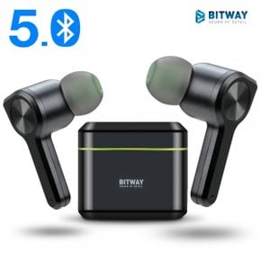 BITWAY GW-15 무선 믈루투스 이어폰 블랙