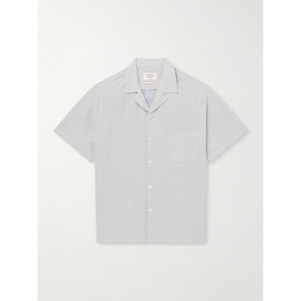 포르투기스 플란넬 존스 캠프 칼라 코튼 셔츠 46376663163010565