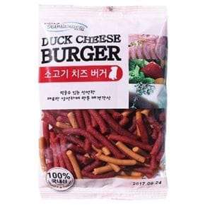 (펫더맨)소고기 치즈버거-100g-강아지용