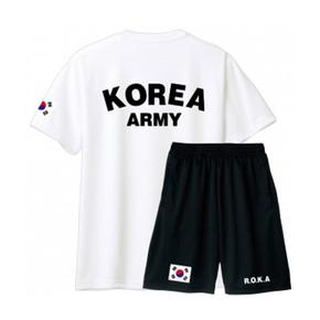 루미나D 군용 army 커플 kore 기능성티셔츠 군대 rok 반티 여름반팔티