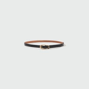 ZENE Buckled Brooch Pendant Belt - Black