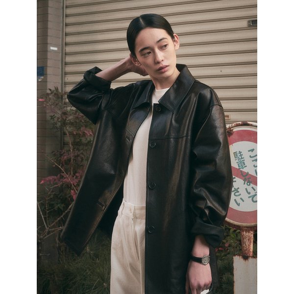 LISBON LAM LEATHER JACKET_BLACK