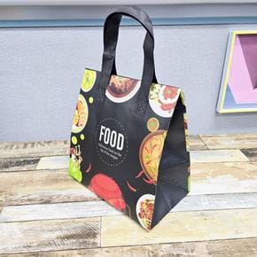 보냉백 도시락가방 피크닉 식사보관 휴대용 파우치 블랙