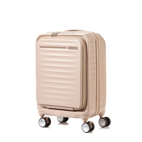 [전면오픈] 19인치 기내용 확장형캐리어 FRONTEC 54/19 EXP TSA OS V2 WARM TAUPE HJ313028