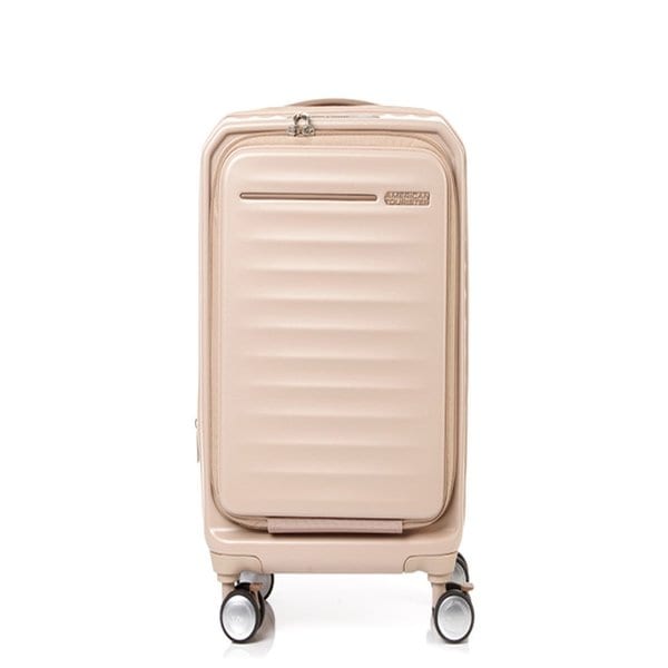 [전면오픈] 19인치 기내용 확장형캐리어 FRONTEC 54/19 EXP TSA OS V2 WARM TAUPE HJ313028