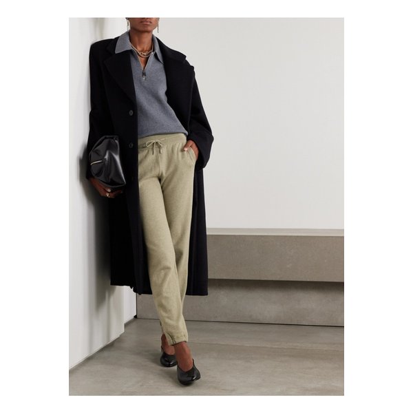 캐시미어 트랙 팬츠 그린 1647597349557053