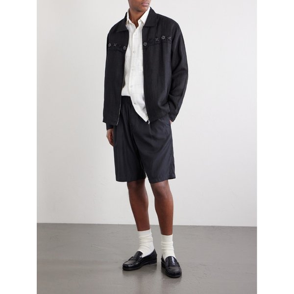 카틱 리서치 파타우디 체크 리넨 셔츠 46376663162975419