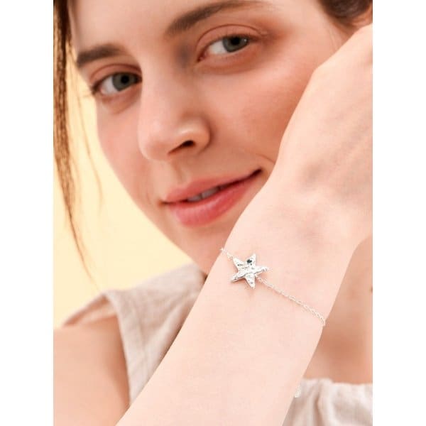 925silver Midnight starfish Bracelet