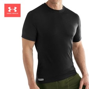 UA 택티컬 반팔티 블랙 남성 여성 스포츠 여름 반팔 기능성 티셔츠 1216007-001