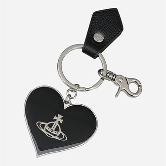 비비안웨스트우드 [시흥점] [비비안 웨스트우드]5F 8203011WU OM0014 N403 미러 하트 오브 키링 블랙