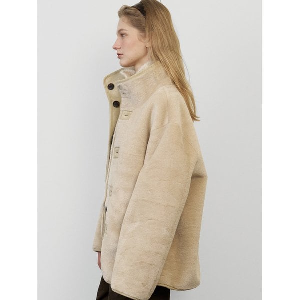 REVERSIBLE MUSTANG JACKET_BEIGE