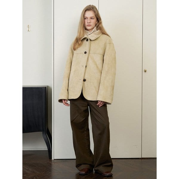 REVERSIBLE MUSTANG JACKET_BEIGE