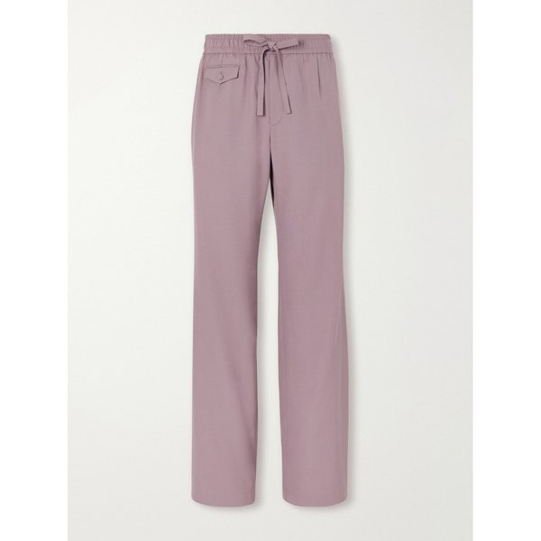 스트레이트 레그 울 드로우스트링 수트 팬츠 46376663162957618